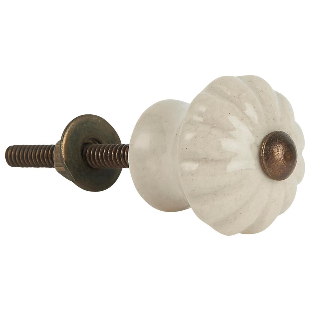 Tirador Cerámica Crema