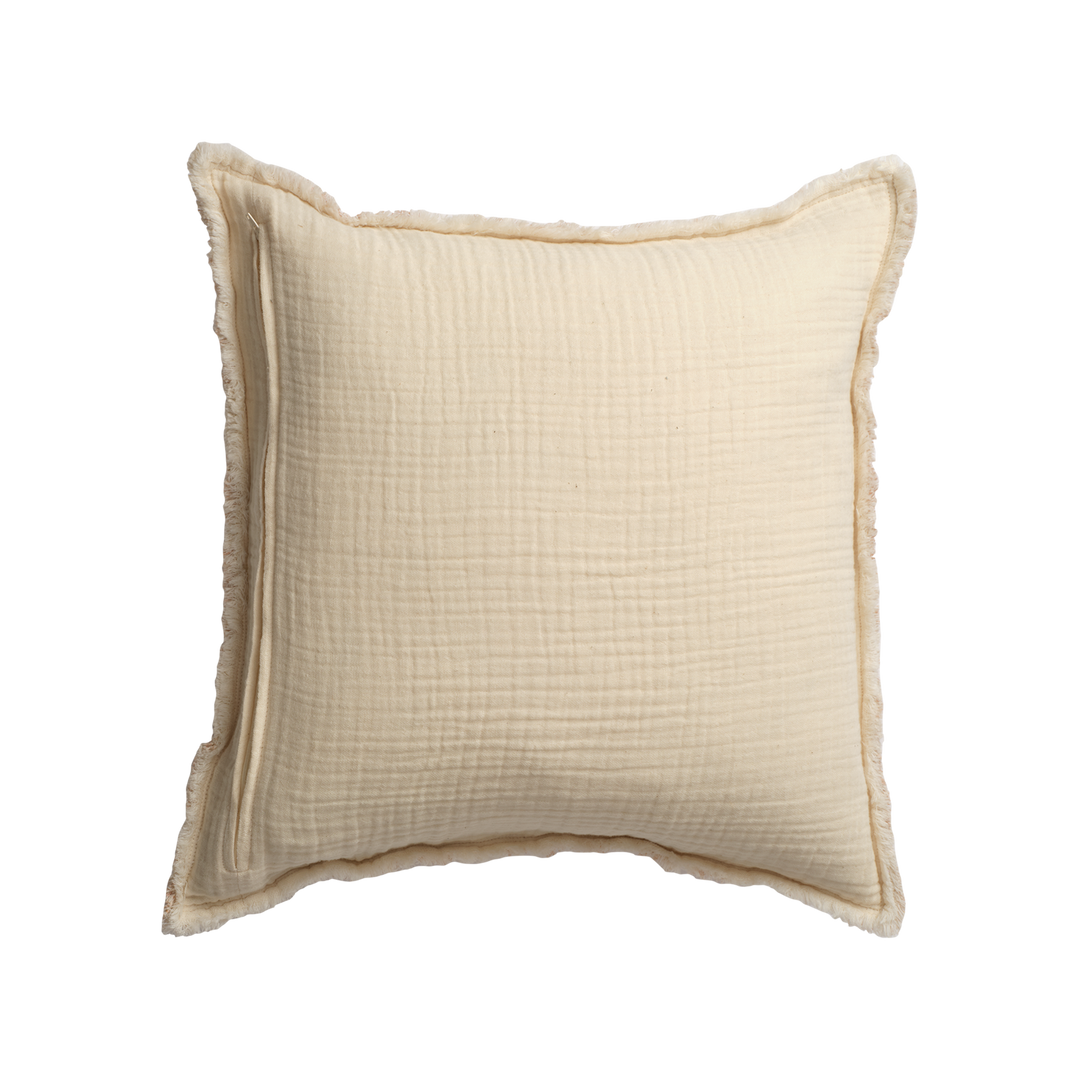 Pink Floral Cushion Cover