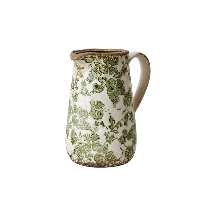 Rustic Green Pitcher