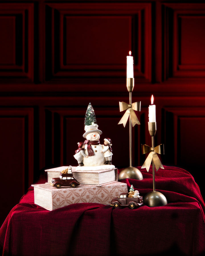 Castiçal Metal Laço