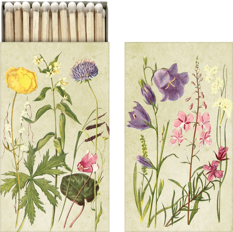Matches Box Summer Flowers