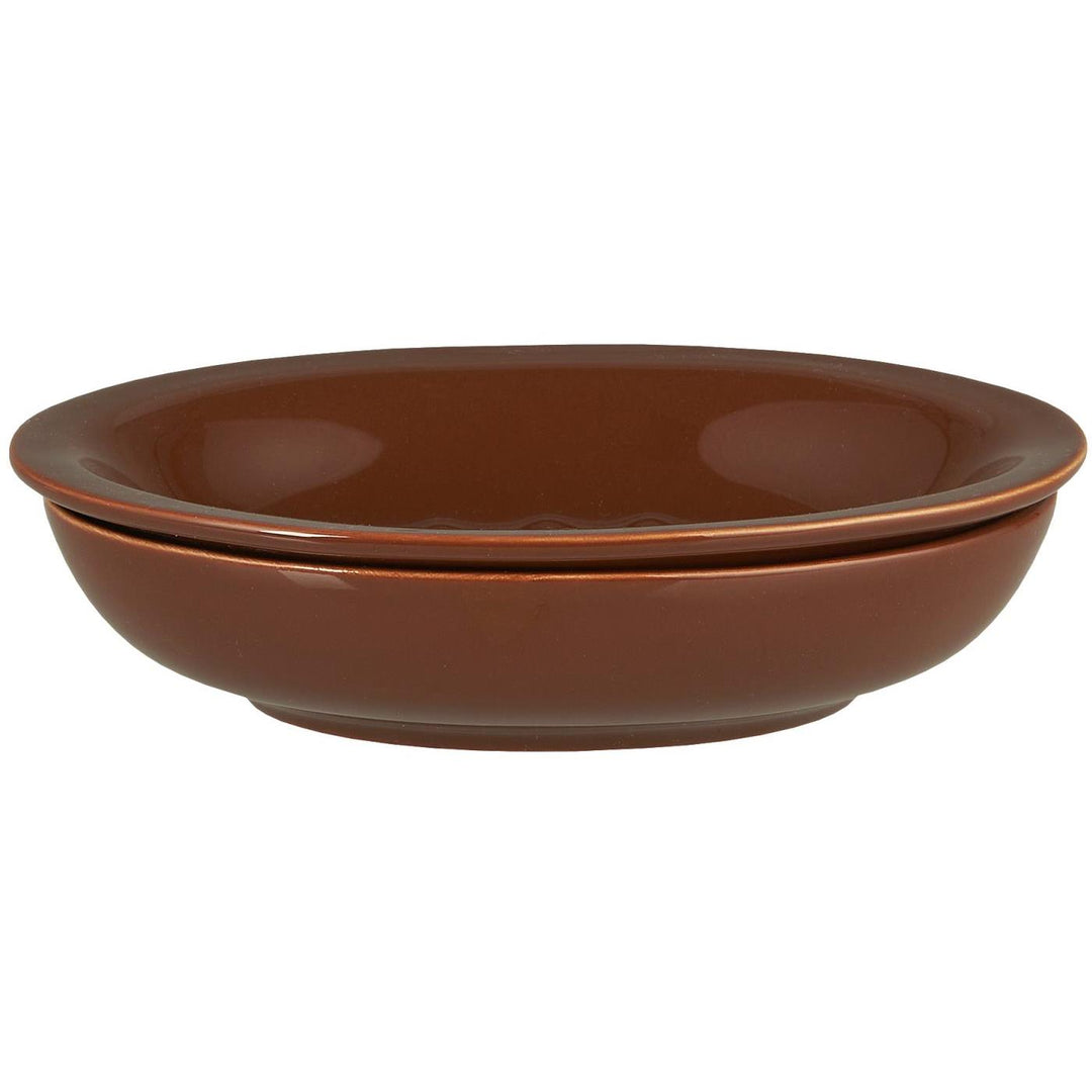 Saboneteira Cerâmica Castanho