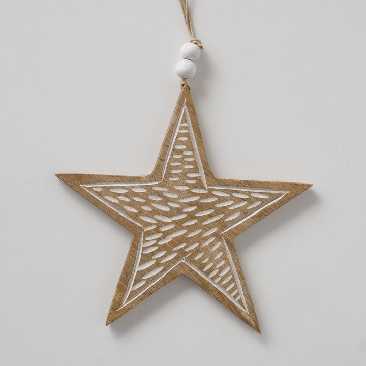 Estrela Madeira-Casca de Noz