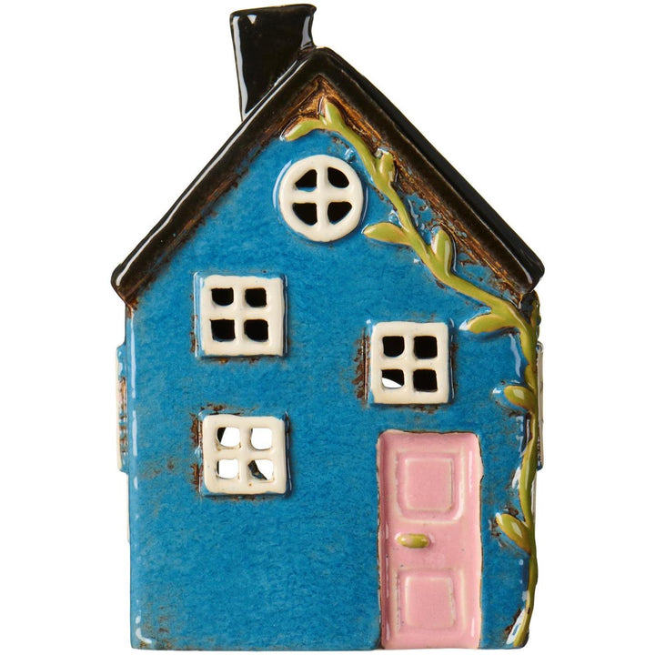 Ceramic House with Leaves