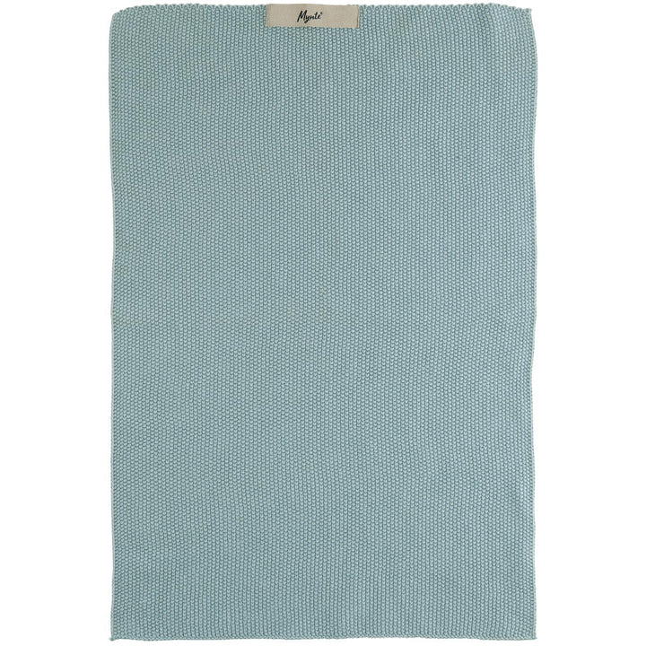 Paño de cocina de crochet azul claro