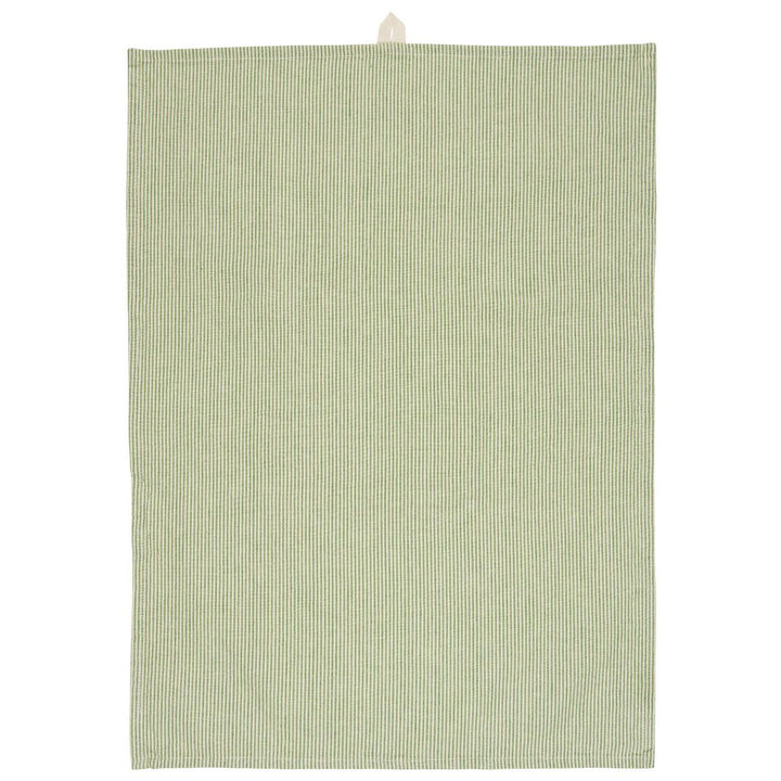 Green Striped Tea Towel