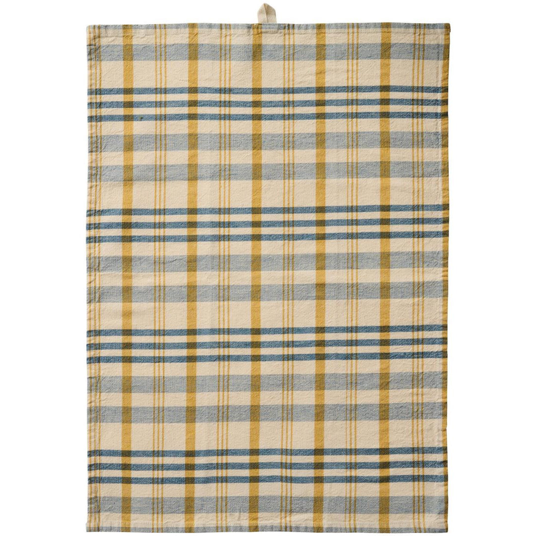 Tea Towel Azul Amarelo