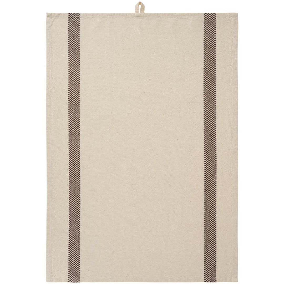 Tea Towel Faixa Castanho