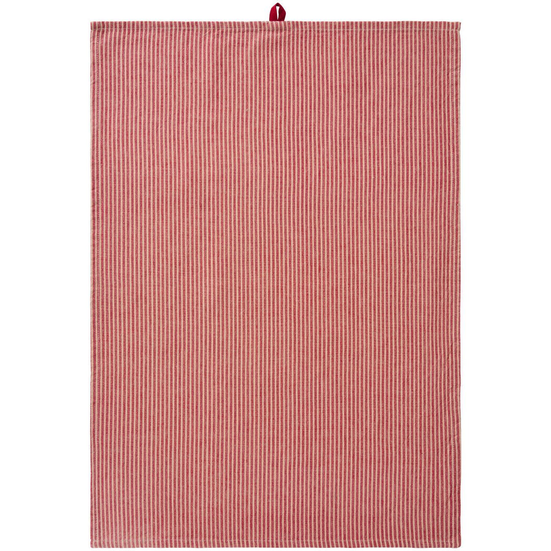 Tea Towel Vermelho Riscas