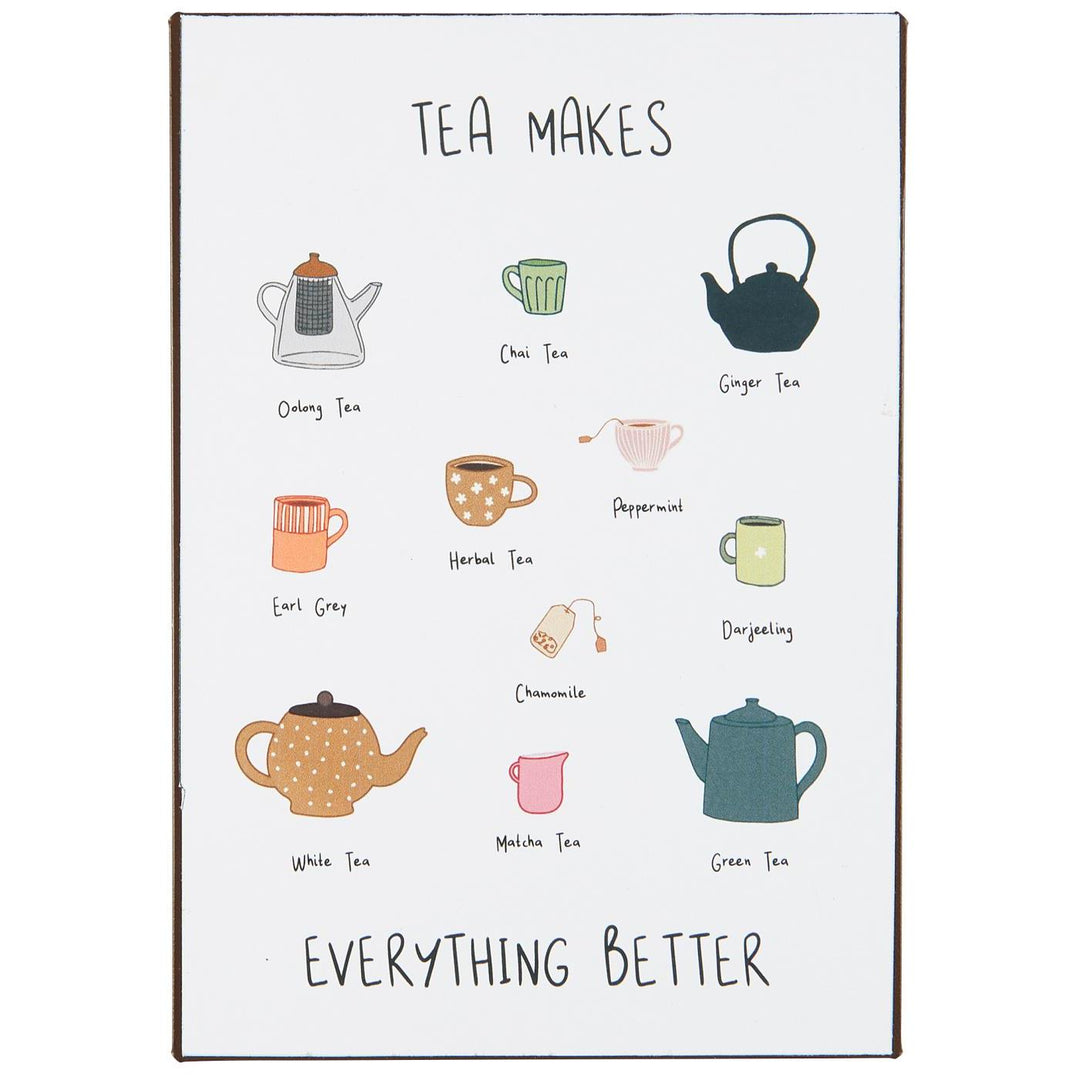 Plato de té decorativo