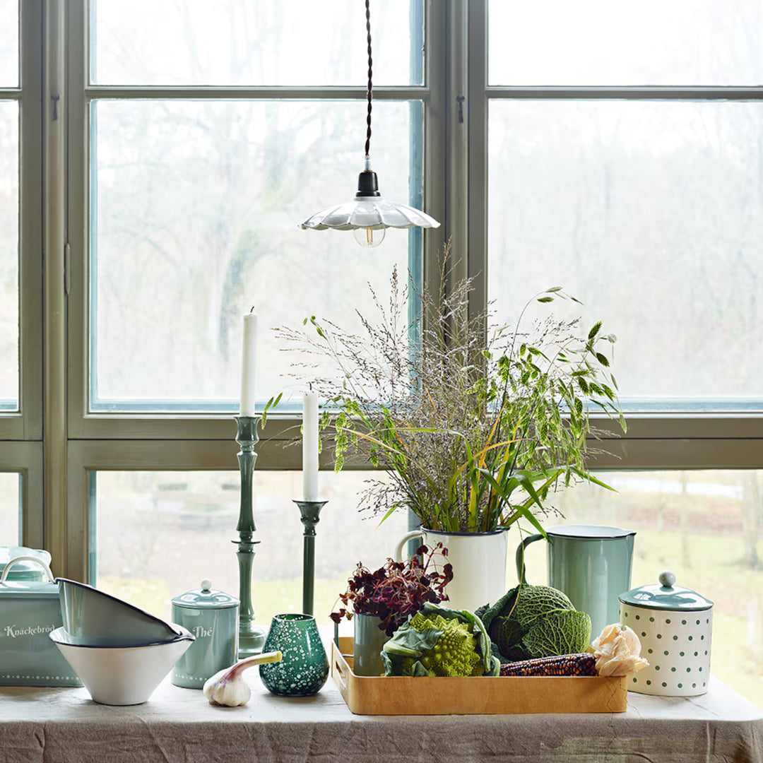 White Hanging Lamp
