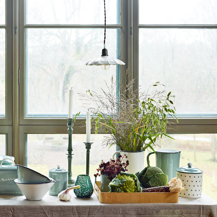 White Hanging Lamp