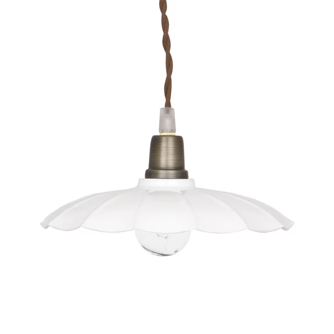 White Hanging Lamp