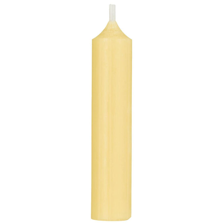 Vela Pequeña Amarillo Claro