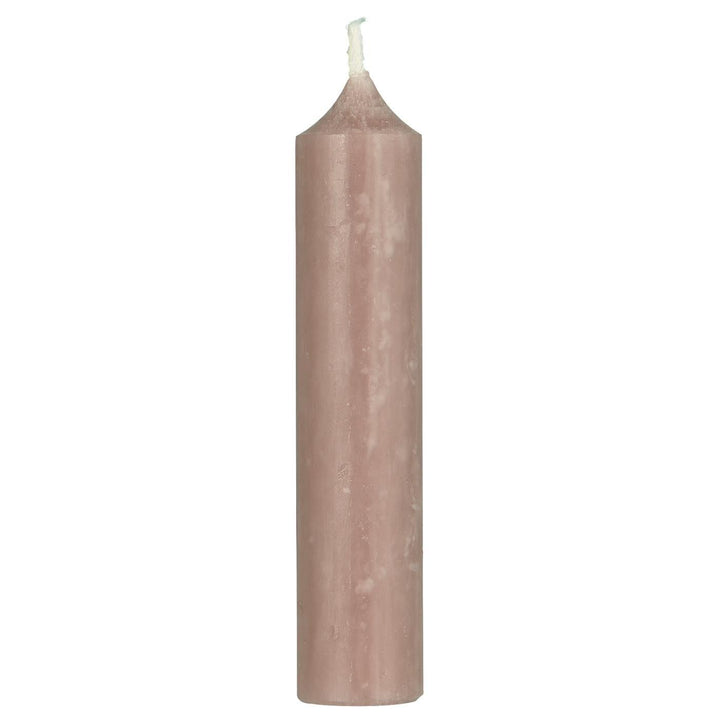 Vela Pequeña Rosa Rústica