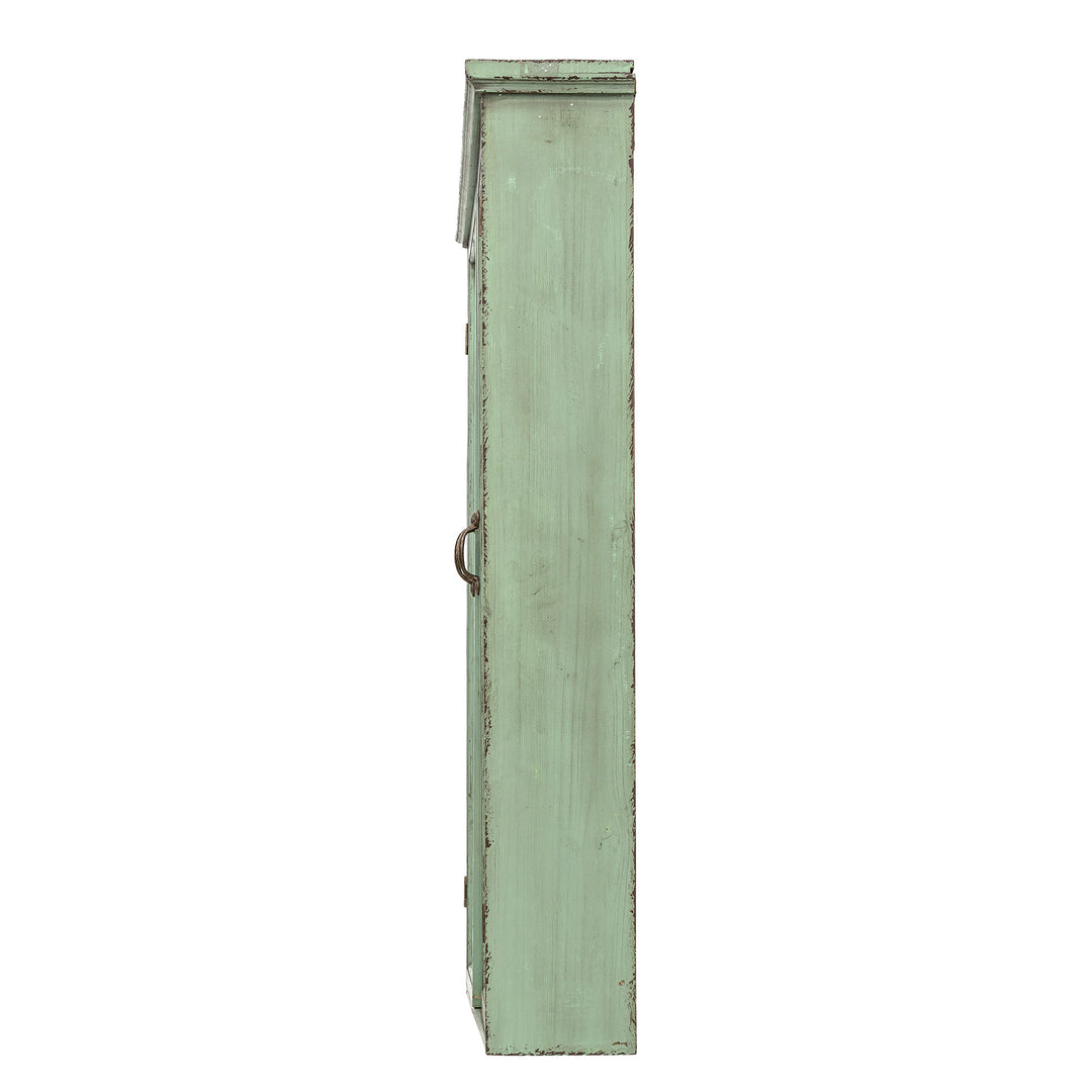 Vitrina Madera Verde Grande