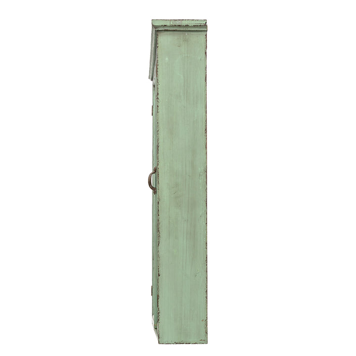 Vitrina Madera Verde Grande