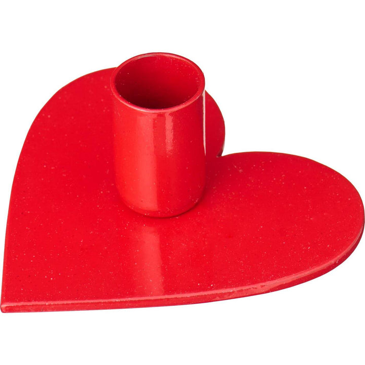 Castiçal Coração Vermelho 1,3 cm