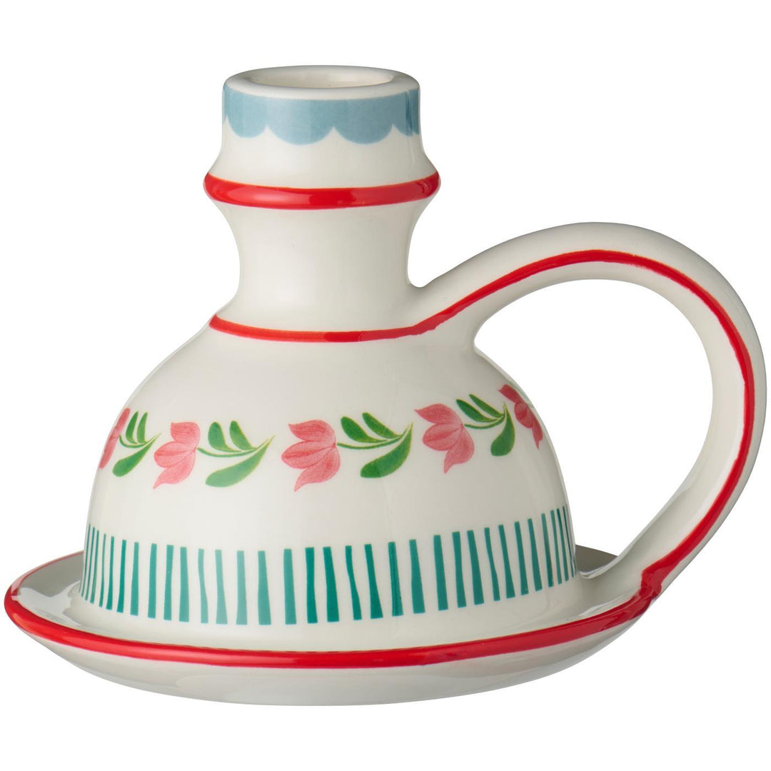 Ceramic Candlestick with Handle