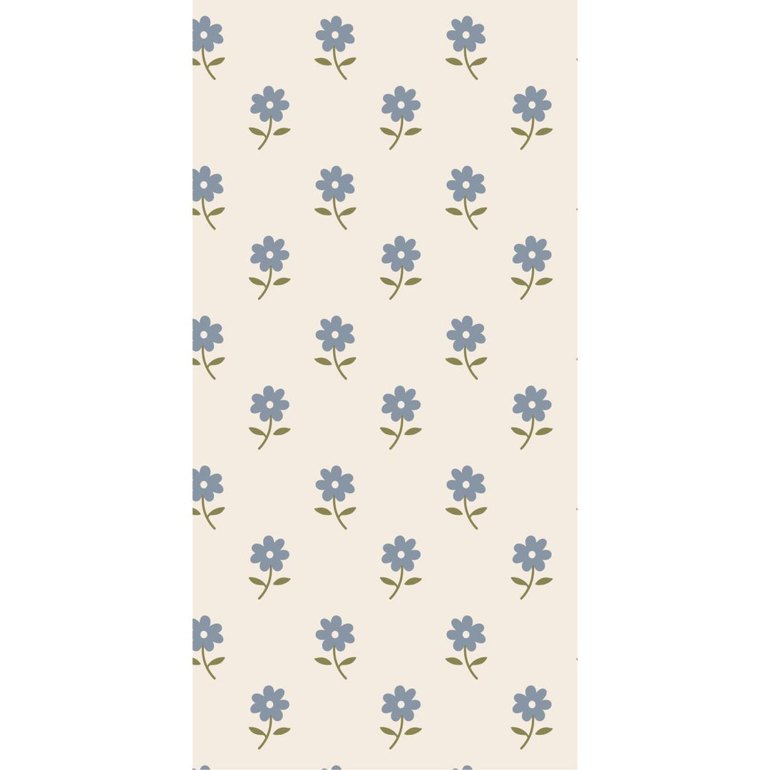 Guardanapo Papel Floral Azul