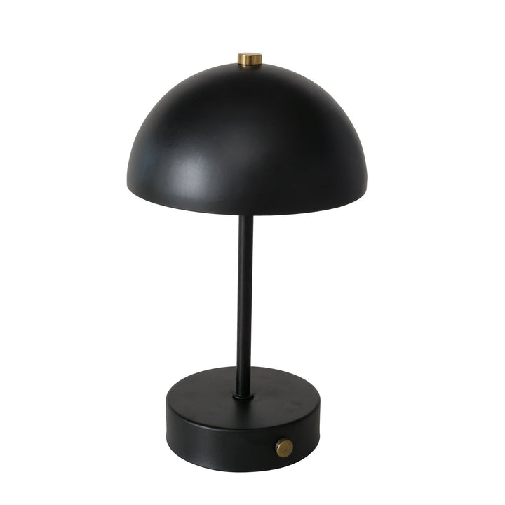 Lámpara de mesa negra