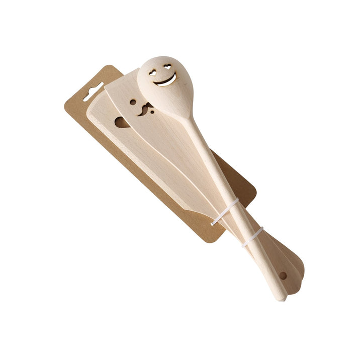 Juego de utensilios de madera