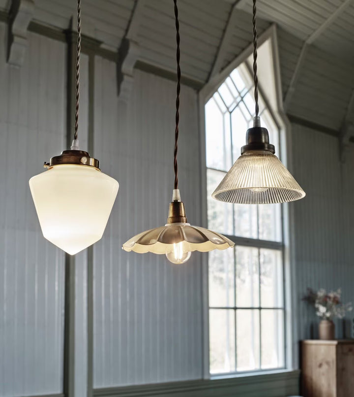 White Hanging Lamp