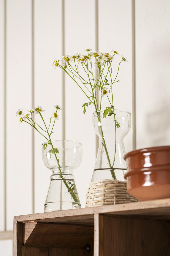 Glass Rattan Jug