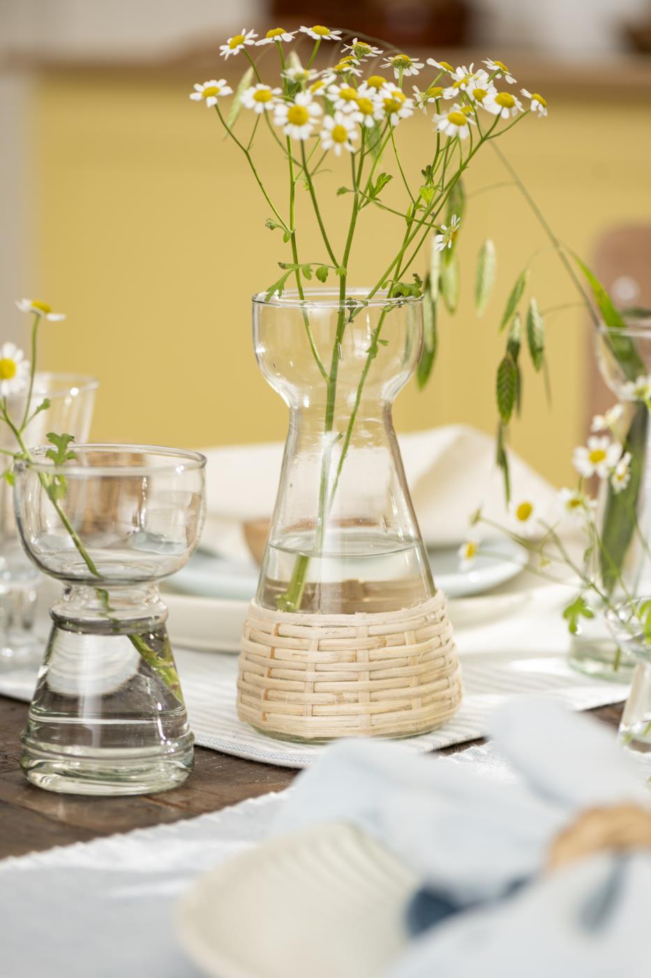 Glass Rattan Jug