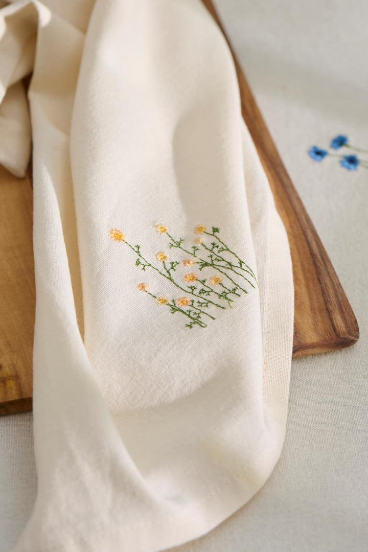 Servilleta de tela floral
