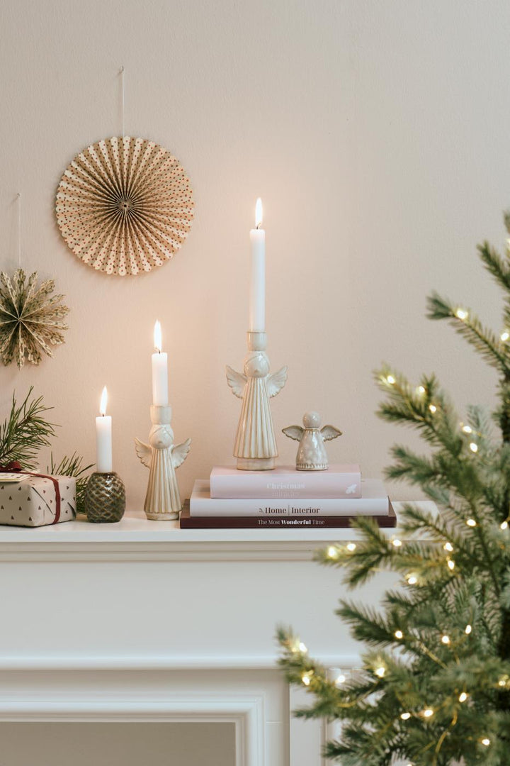 Angel Ceramic Candlestick