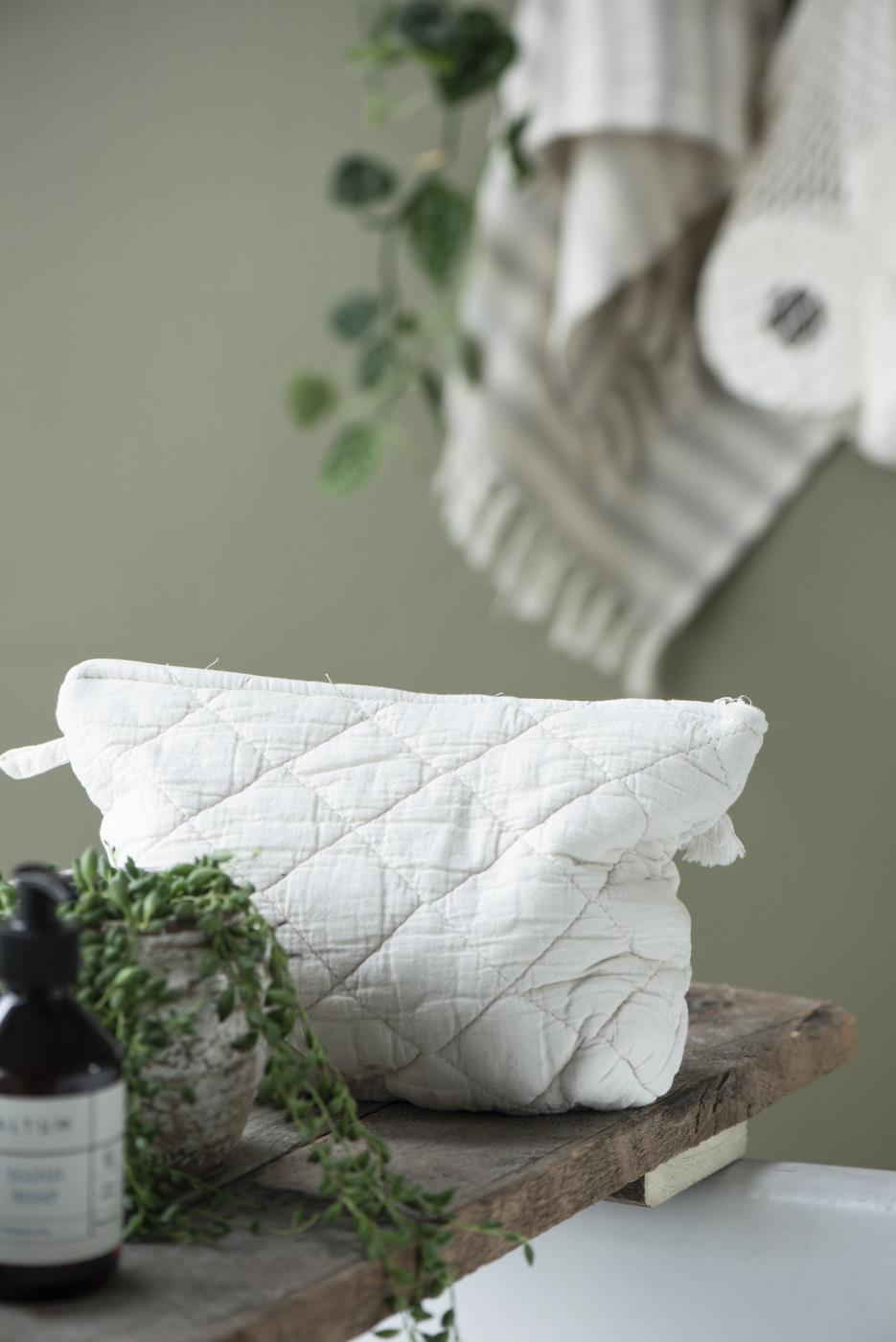 Necessaire Acolchoada Creme