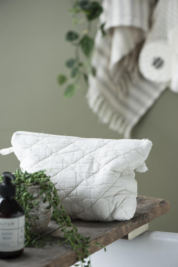 Necessaire Acolchoada Creme