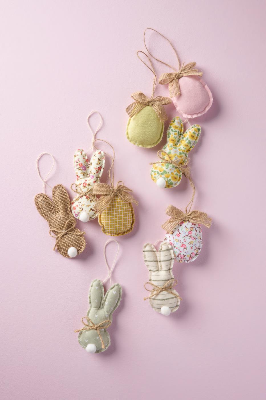 Coelho Tecido Pendurar