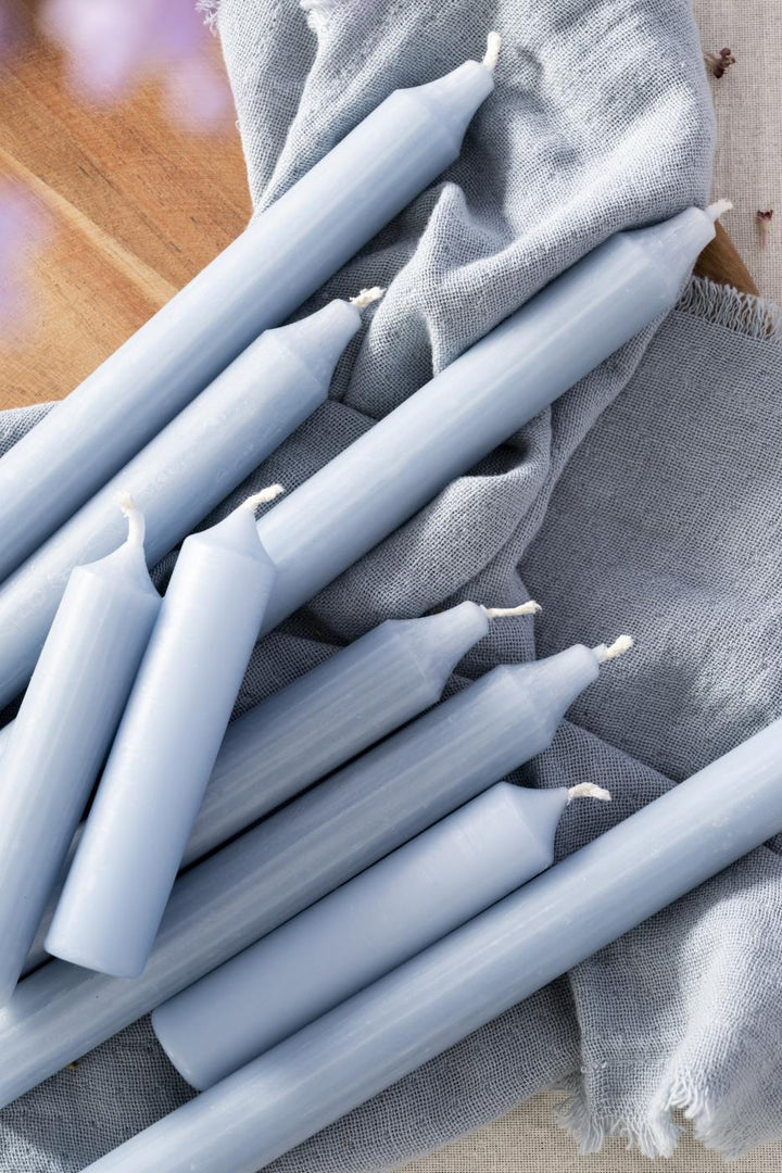 Small Light Blue Candle