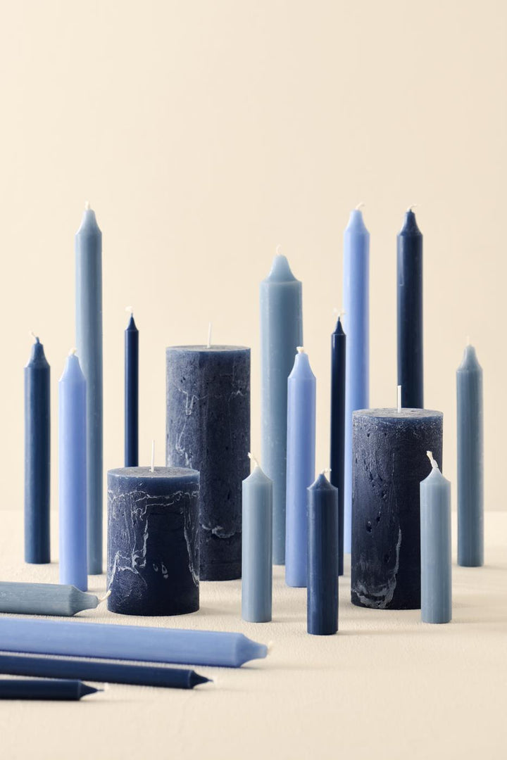 Small Dark Blue Candle