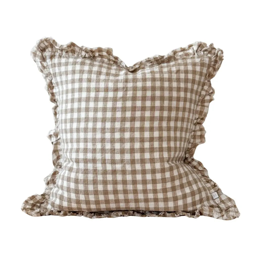Capa Almofada Vichy Avelã