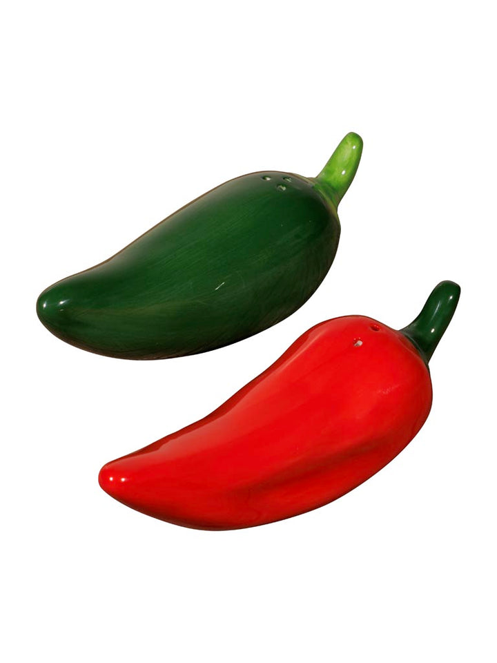 Salero y pimentero con jalapeño