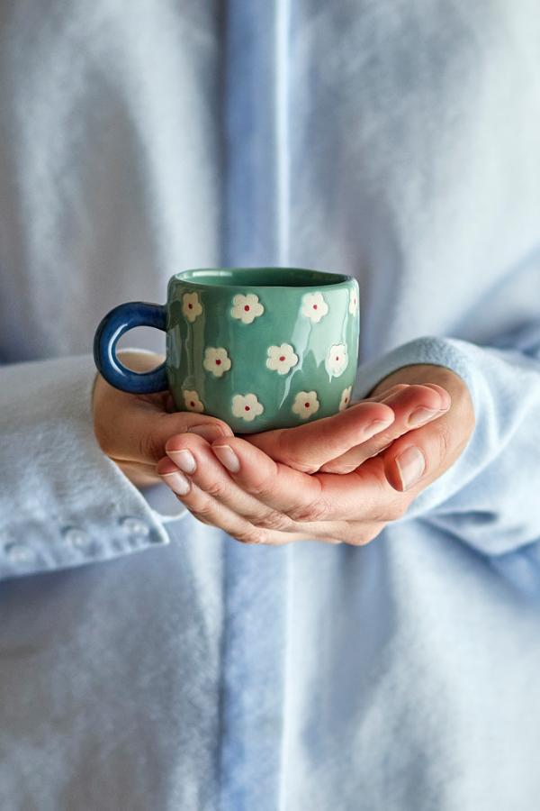 Blue Flower Espresso Cup
