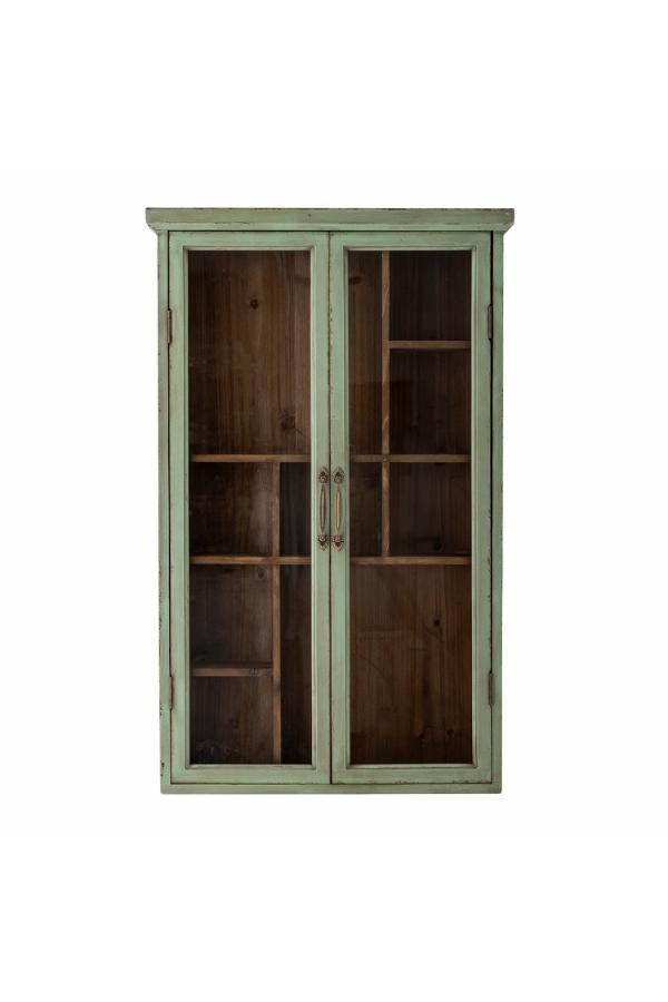 Vitrina de Madera Verde