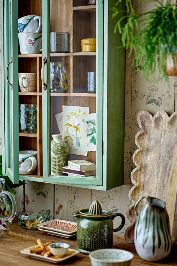 Vitrina de Madera Verde
