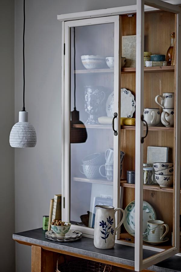 Vitrine Madeira Branca Grande