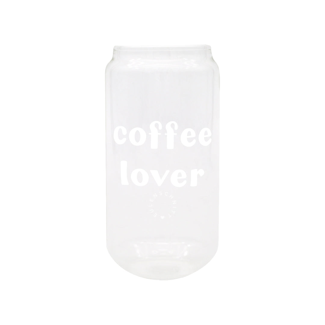 Taza de cristal para amantes del café