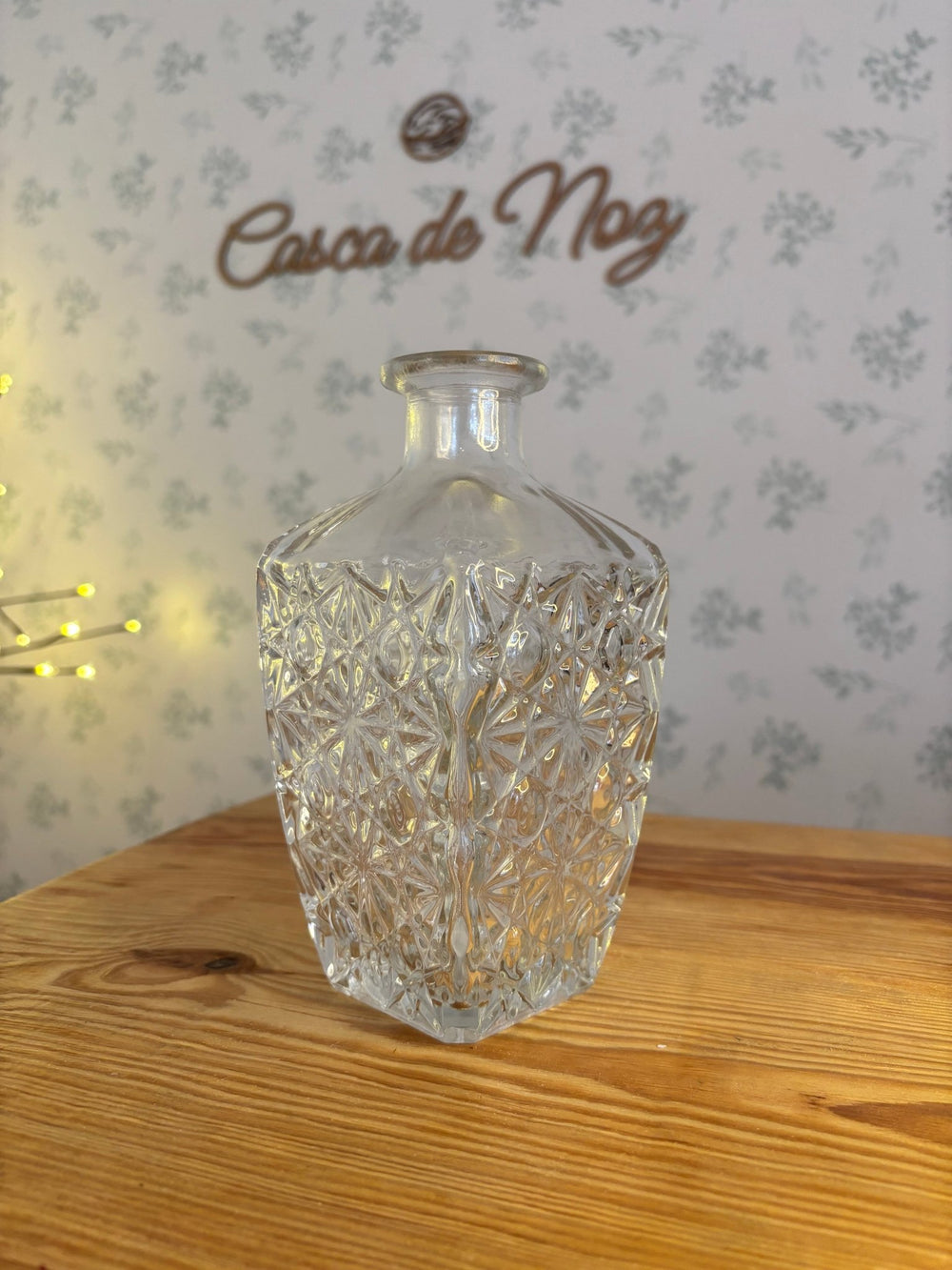 Jarra Vidro-Casca de Noz