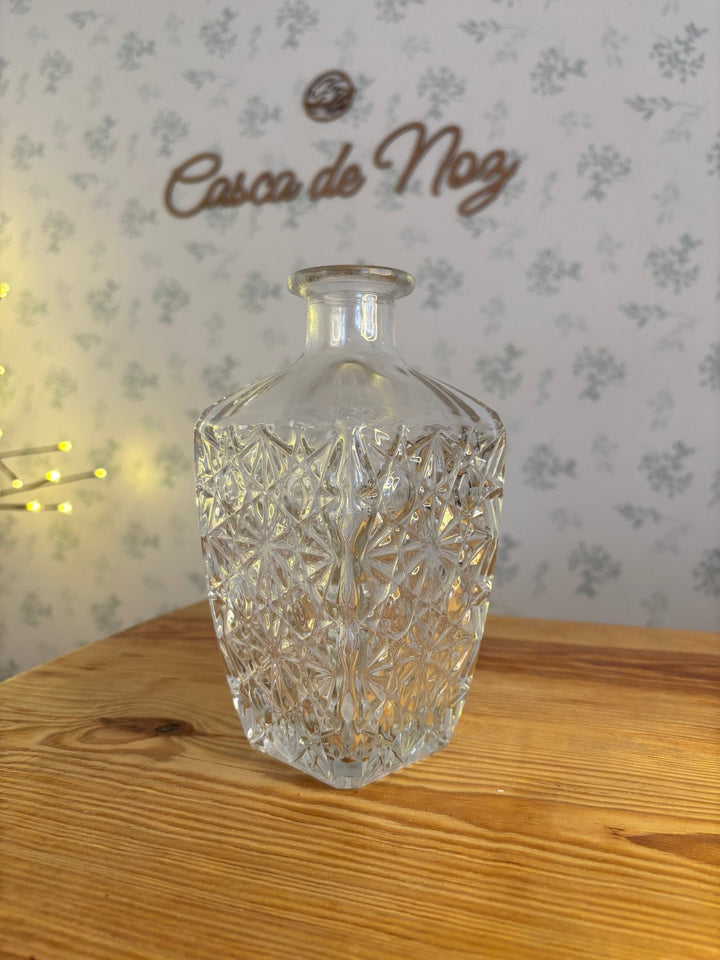 Jarra Vidro-Casca de Noz