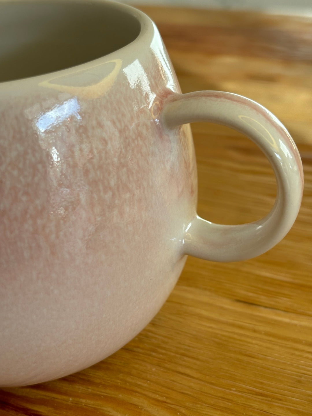 Caneca Rosa-Casca de Noz