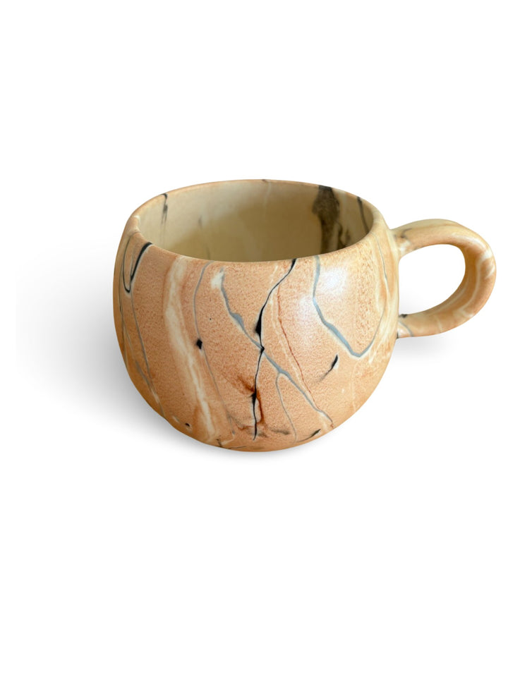 Caneca Mármore-Casca de Noz